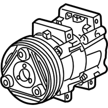 Mercury 4F2Z-19703-AB Compressor