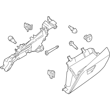 Ford LK4Z-6106010-AC Glove Box Assembly