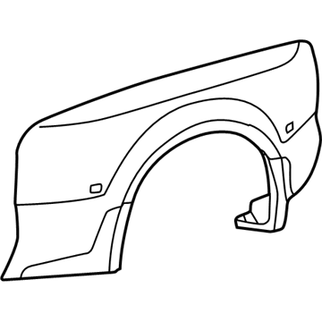 Ford XC3Z-16312-AG Fender Assembly - Rear