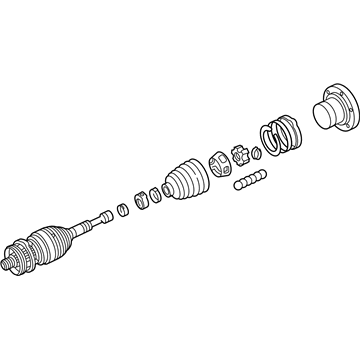 1997 Ford F-250 Axle Shaft - 5L3Z-3B436-A