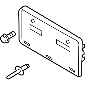 Ford HM5Z-17A385-A License Bracket