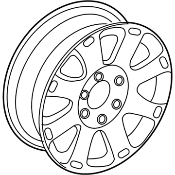 Lincoln 7L3Z-1007-B Wheel, Alloy