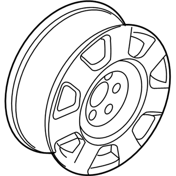 Lincoln 5L7Z-1007-AA Spare Wheel