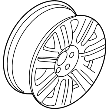 Lincoln AL7Z-1007-A Wheel, Alloy