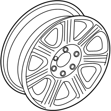 Lincoln 5L7Z-1007-AA Wheel, Alloy