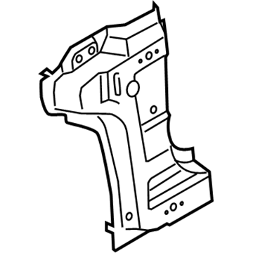 Lincoln DP5Z-5402542-A Hinge Pillar Reinforcement