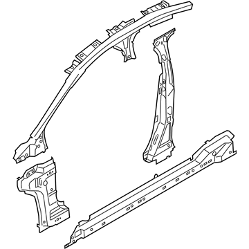 Lincoln HP5Z-5424300-D Aperture Reinforcement