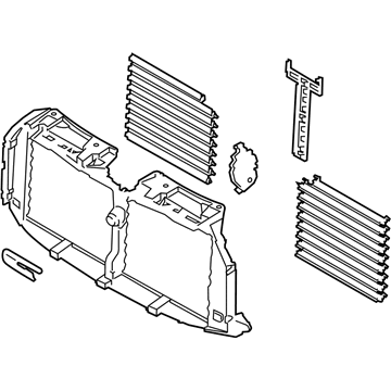 Ford FL3Z-8475-F Radiator Shutter Assembly