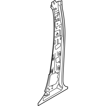 Ford M1PZ-7824300-C Center Pillar Reinforcement