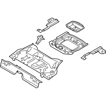 Lincoln Floor Pan - LX6Z-7811215-N