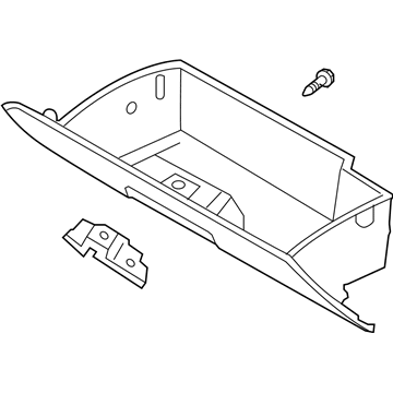 Mercury 5F9Z-74060T10-AAA Glove Box Assembly