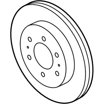 Ford 7U2Z-1V125-HC Rotor