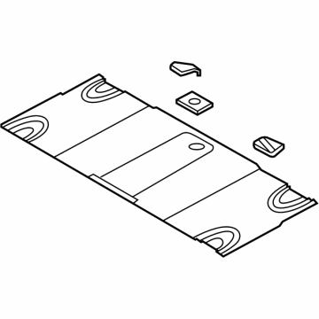 Ford M2DZ-9813046-A Floor Mat