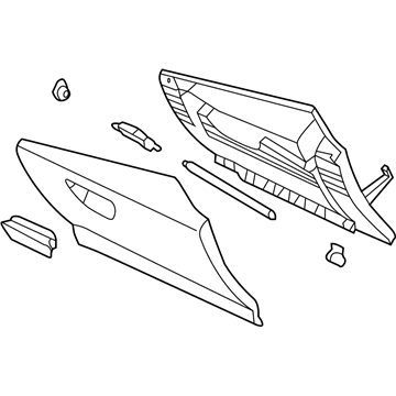 Ford GJ5Z-7806024-AC Glove Box Door