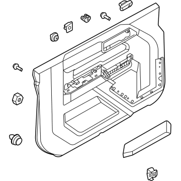 Ford M2DZ-7823942-AA PANEL - DOOR TRIM - LOWER