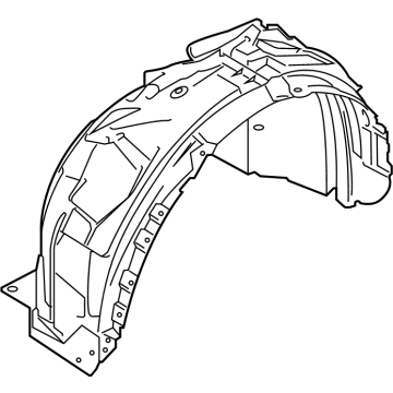 Ford LJ6Z-16103-F Fender Liner