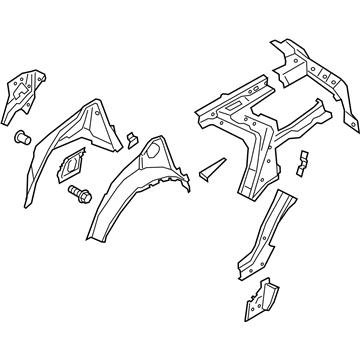 Ford LB5Z-7827864-B REINFORCEMENT ASY - BODYSIDE