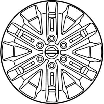 Ford KL3Z-1007-C Wheel, Alloy