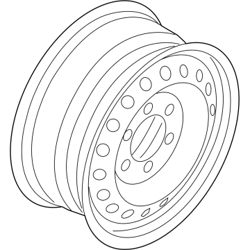 Ford KB3Z-1015-C Wheel, Steel