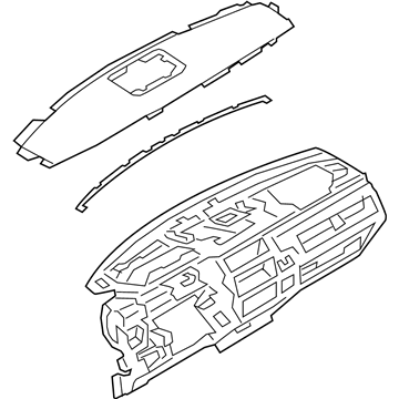 Ford JL7Z-7804320-BC Panel - Instrument