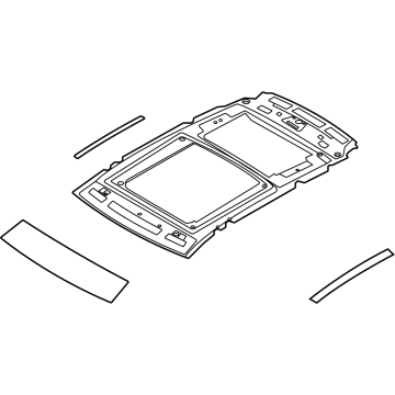 Lincoln LJ7Z-5450056-A Sunroof Frame