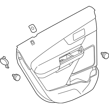 Ford BT4Z-7827406-CD Panel Assembly - Door Trim