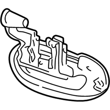 Mercury 4F1Z-5426604-ABPTM Handle, Outside