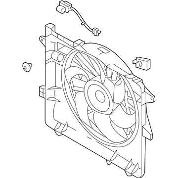 Ford DR3Z-8C607-D Fan Assembly