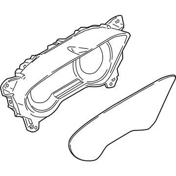 Lincoln GD9Z-10849-AA Cluster Assembly