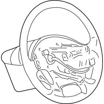 Ford 2W4Z-3600-AAD Steering Wheel Assembly