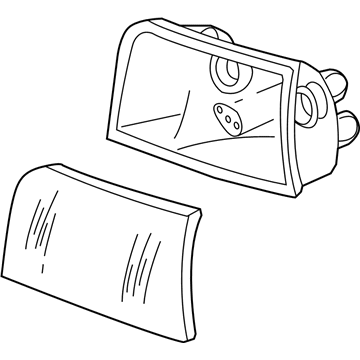 Ford 4W7Z-13008-B Lamp Assembly