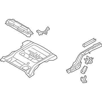 Ford AL8Z-7811215-A Floor Pan Assembly