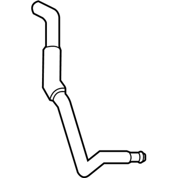 1996 Mercury Sable Cooling Hose - F6DZ-8075-A