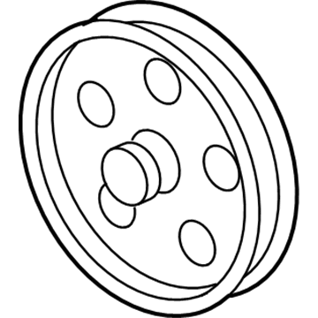 Mercury 1S7Z-3A733-A Pulley