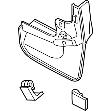 Ford DT1Z-16A550-B Mud Guard