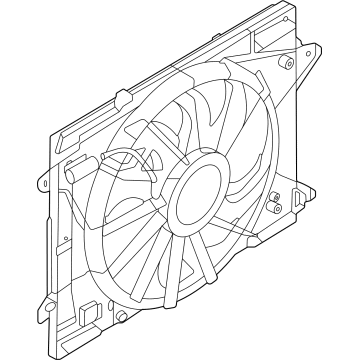 Ford LX6Z-8C607-D Fan Module