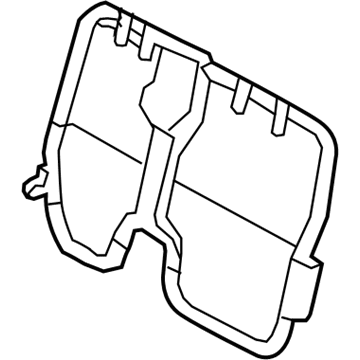 Ford BB5Z-78613A39-B Seat Back Frame