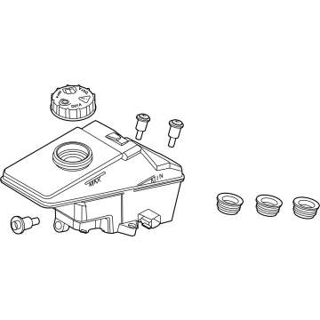 2023 Ford Bronco Brake Master Cylinder Reservoir - MB3Z-2L210-A