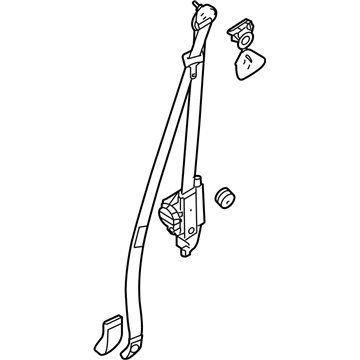 Ford AC3Z-28611B09-AA Retractor Assembly