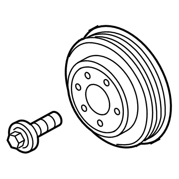 Ford NJ5Z-6312-A Crankshaft Pulley