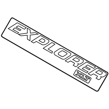 Ford 6L2Z-7842528-C Nameplate