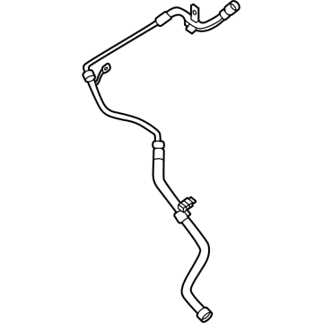 Ford JL3Z-18N345-DD Water Hose Assembly