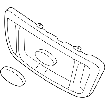 Ford 4L5Z-8200-EAA Grille Assembly - Radiator