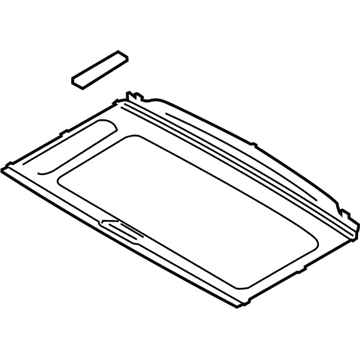 Ford FL3Z-18519A02-AA Sunshade