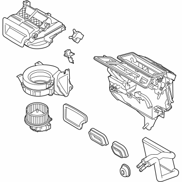 Ford NK4Z-19B555-A EVAPORATOR AND HOUSING ASY