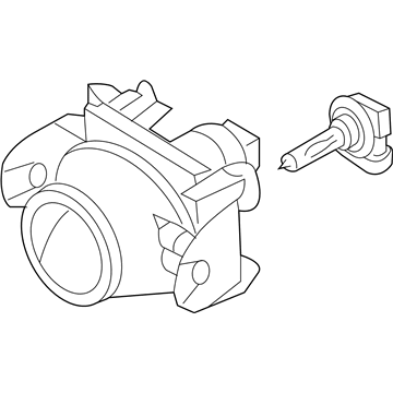 Mercury 6E5Z-15200-A Fog Lamp Assembly