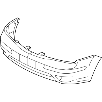 2005 Ford Focus Bumper - 6S4Z-17D957-DA