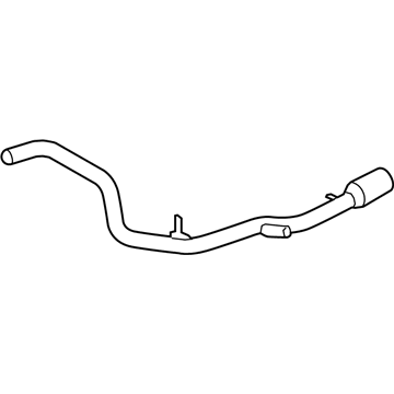 Ford HL3Z-5202-A Exhaust Pipe Extension