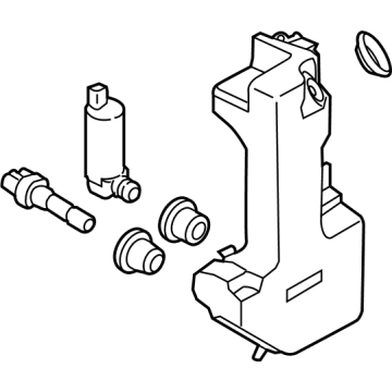 Ford CK4Z-17618-C Washer Reservoir