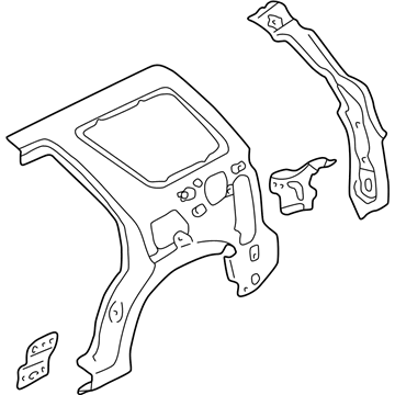 Ford 5L8Z-7827864-AA Inner Panel Assembly